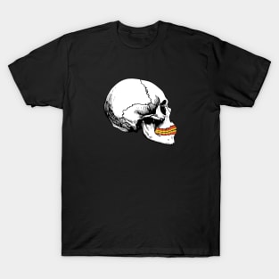 Skull with Candy Corn Teeth T-Shirt